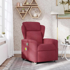 vidaXL bordó dönthető szövet masszázsfotel (4015589) masszázsfotel