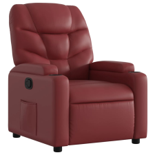vidaXL bordó műbőr dönthető fotel (372469) bútor
