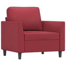 vidaXL bordó műbőr kanapéfotel 60 cm (359326) bútor