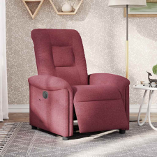 vidaXL bordó szövet elektromos dönthető fotel (3303237) bútor