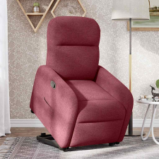 vidaXL bordó szövet felállást segítő dönthető fotel (3302975) bútor