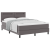 vidaXL Box Spring ágy matrac szürke 160x200 cm műbőr (3339058)