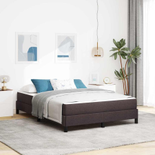 vidaXL Boxrugós ágy Egyéb sötétbarna 140 x 200 cm szövet ágy és ágykellék