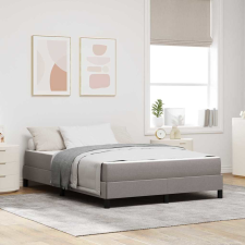vidaXL Boxrugós ágy matracmal Tópszínű 140 x 200 cm szövet ágy és ágykellék