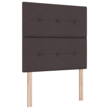 vidaXL Boxspring Ágy Matrac Közepesbarna 90x200 cm Szövet (3340735) ágy és ágykellék
