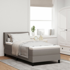 vidaXL Boxspring ágy matraccal bézs színben, 80 x 200 cm, szövet ágy és ágykellék