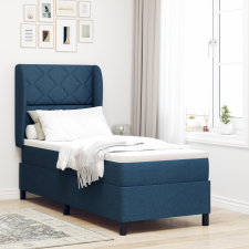 vidaXL Boxspring Ágy Matraccal - Kék, 80x200 cm, Szövet ágy és ágykellék