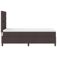 vidaXL Boxspring Ágy Matraccal Sötétbarna 100x200 cm Szövet ágy és ágykellék