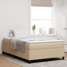 vidaXL Boxspring ágy matraccal világos zöld szürke kis dupla kordbársony szövet ágy és ágykellék
