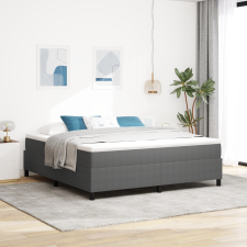 vidaXL Boxspring Ágy Matraccal Világosszürke Super King Kordbársony ágy és ágykellék