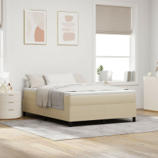 vidaXL Boxspring Ágy Világos Zöld Szürke 140x200 cm Kordbársony ágy és ágykellék