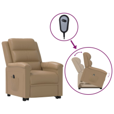 vidaXL cappuccino műbőr dönthető állófotel bútor