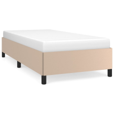 vidaXL cappuccino színű műbőr ágykeret 100x200 cm (347238) ágy és ágykellék
