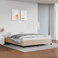 vidaXL cappuccino színű műbőr ágykeret 160x200 cm ágy és ágykellék