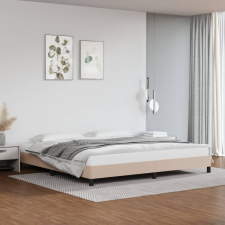 vidaXL cappuccino színű műbőr ágykeret 200x200 cm ágy és ágykellék