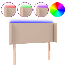 vidaXL cappuccino színű műbőr LED-es fejtámla 103x16x78/88 cm (3123045) ágy és ágykellék