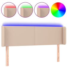 vidaXL cappuccino színű műbőr LED-es fejtámla 147x16x78/88 cm (3123051) ágy és ágykellék