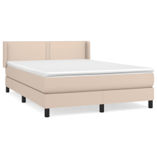 vidaXL cappuccino színű műbőr rugós ágy matraccal 140 x 200 cm (3130726) ágy és ágykellék