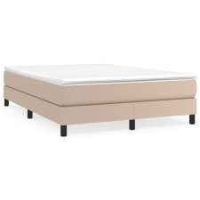 vidaXL cappuccino színű műbőr rugós ágy matraccal 140 x 200 cm (3144266) ágy és ágykellék