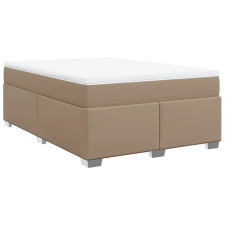 vidaXL cappuccino színű műbőr rugós ágy matraccal 140 x 200 cm (3285216) ágy és ágykellék