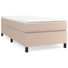 vidaXL cappuccino színű műbőr rugós ágykeret 90x200 cm (3121028) - Ágyak és ágykeretek ágy és ágykellék
