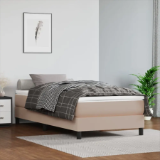 vidaXL Cappuccino színű műbőr zsebrugós ágymatrac 90x190x20 cm ágy és ágykellék