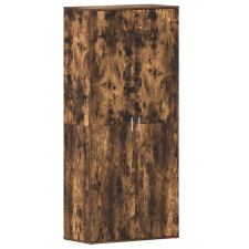 vidaXL Cipőszekrény Füstölt Tölgy 80x39x180 cm Szerelt Fa (3333870) bútor