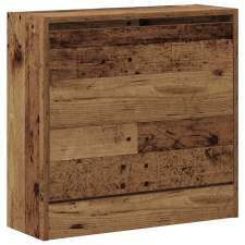 vidaXL Cipőtároló Régi Fa 60x21x57 cm Műszaki Fa (869099) bútor