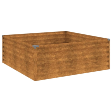 vidaXL corten acél kerti magaságyás 100x100x36 cm (151993) kerti tárolás