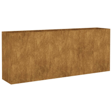 vidaXL corten acél kerti magaságyás 200x40x80 cm (824527) kerti tárolás
