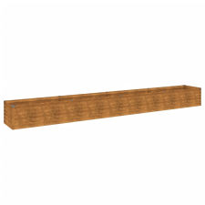 vidaXL corten acél kerti magaságyás 386x50x36 cm (151978) kerti tárolás