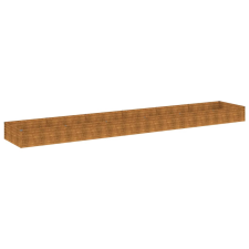 vidaXL corten acél kerti magaságyás 579x100x36 cm (151998) kerti tárolás