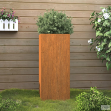 vidaXL Corten acél növénytartó 32x27,5x75 cm kerti tárolás