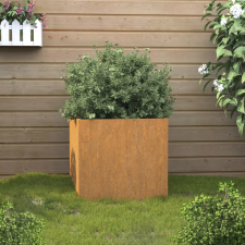 vidaXL corten acél növénytartó 49x47x46 cm kerti tárolás