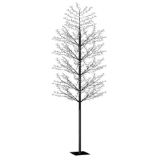 vidaXL cseresznyevirágos karácsonyfa 2000 db kék LED-del 500 cm (51279) karácsonyfa izzósor
