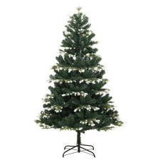 vidaXL csuklópántos műkarácsonyfa hóval 180 cm (356757) műfenyő