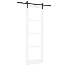 vidaXL Csúszó ajtó hardver készlet "ORKDAL" Fehér 78x232 cm (3332444) nyílászáró