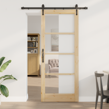 vidaXL Csúszó Ajtó Hardver Készlettel "ORKDAL" 86x211 cm nyílászáró