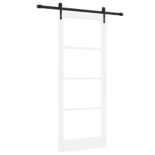 vidaXL csúszó ajtó hardver készlettel "ORKDAL" Fehér 86x211 cm (3332454) nyílászáró