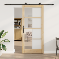 vidaXL csúszó ajtó hardver szettel 'ORKDAL'93x211 cm nyílászáró