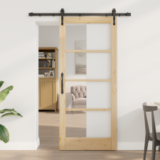 vidaXL Csúszóajtó hardver szettel 'ORKDAL'86x198.5 cm nyílászáró