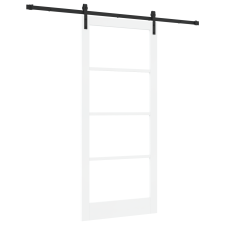 vidaXL Csúszóajtó hardver szettel 'ORKDAL'Fehér 93x211 cm (3331982) nyílászáró