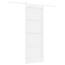 vidaXL Csúszóajtó Szerelvénnyel Fehér 78x211 cm Tömör Fenyő (3333249) nyílászáró