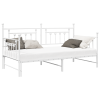 vidaXL Daybed keret trundle-lal Fehér 100x190 cm Acél (42002681)