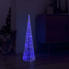 vidaXL dekoratív kék fényű LED-es akril fénykúp 90 cm