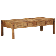 vidaXL dohányzóasztal 110x55x35 cm Tömörfa újbóli felhasználás bútor