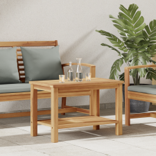 vidaXL Dohányzóasztal Barna 70 x 40 x 45 cm Tömör tíkfa kerti bútor