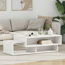  vidaXL Dohányzóasztal Fehér 105 x 50 x 32,5 cm Faanyag bútor