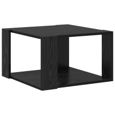 vidaXL Dohányzóasztal Fekete tölgy 51,5x51,5x30 cm Bútorlap (869217) bútor