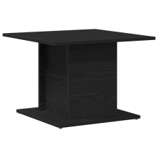 vidaXL Dohányzóasztal Fekete tölgy 55,5x55,5x40 cm Szerelt fa (862717) bútor